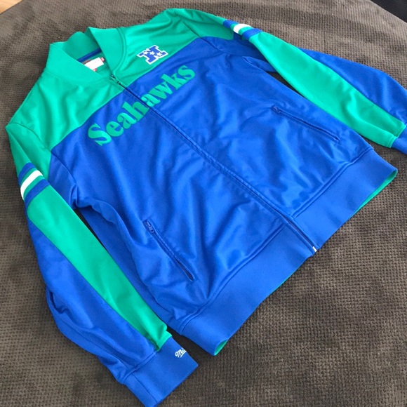 Seattle Seahawks full zip jacket Mitchell & Ness - Picture 3 of 8